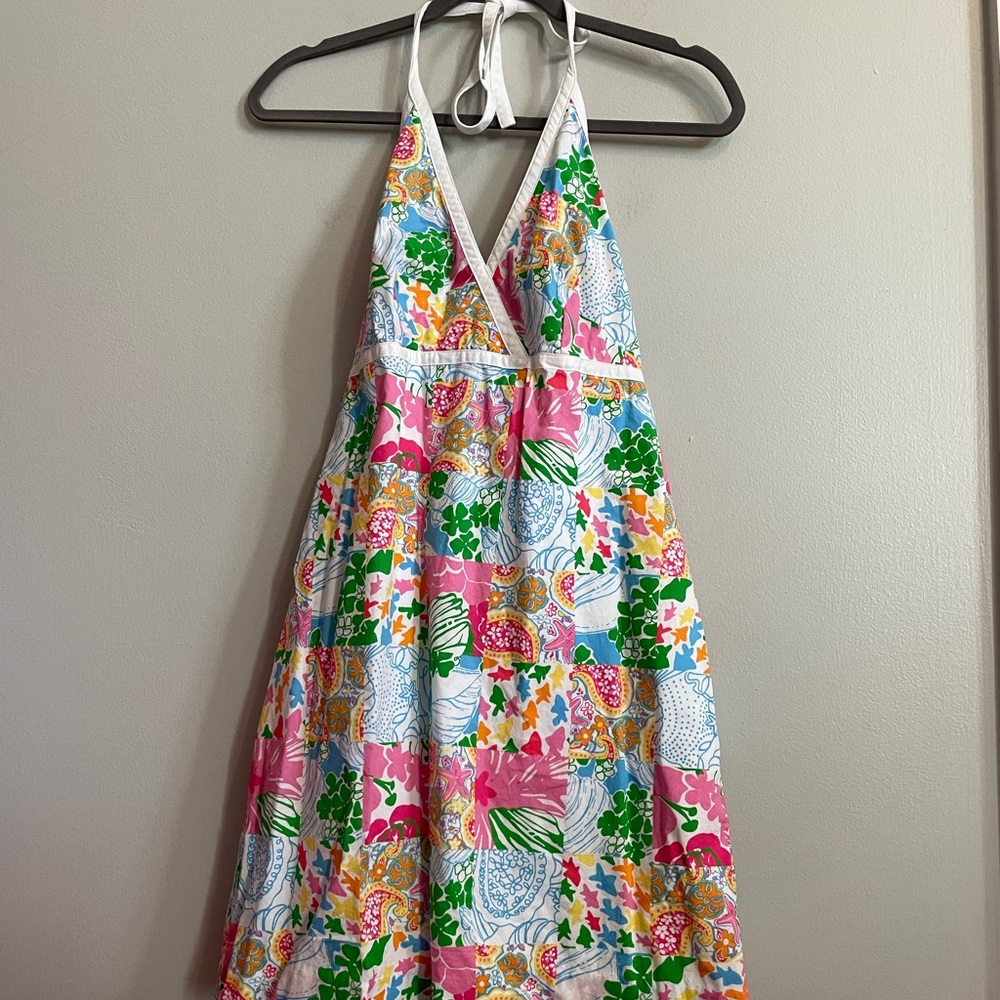 lilly pulitzer halter dress